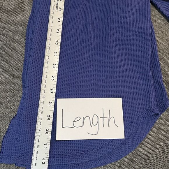 Vintage Victoria's Secret Thermal Waffle Knit Nightie Night Gown Shirt Large 90s - Picture 6 of 9